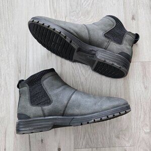 Hey Dude Men’s 11 Gray Chelsea Ankle Boots Slip On Comfort Shoes Men main image 3